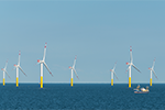 Borkum Bunker - Wind farm in the North Sea off Bremerhaven